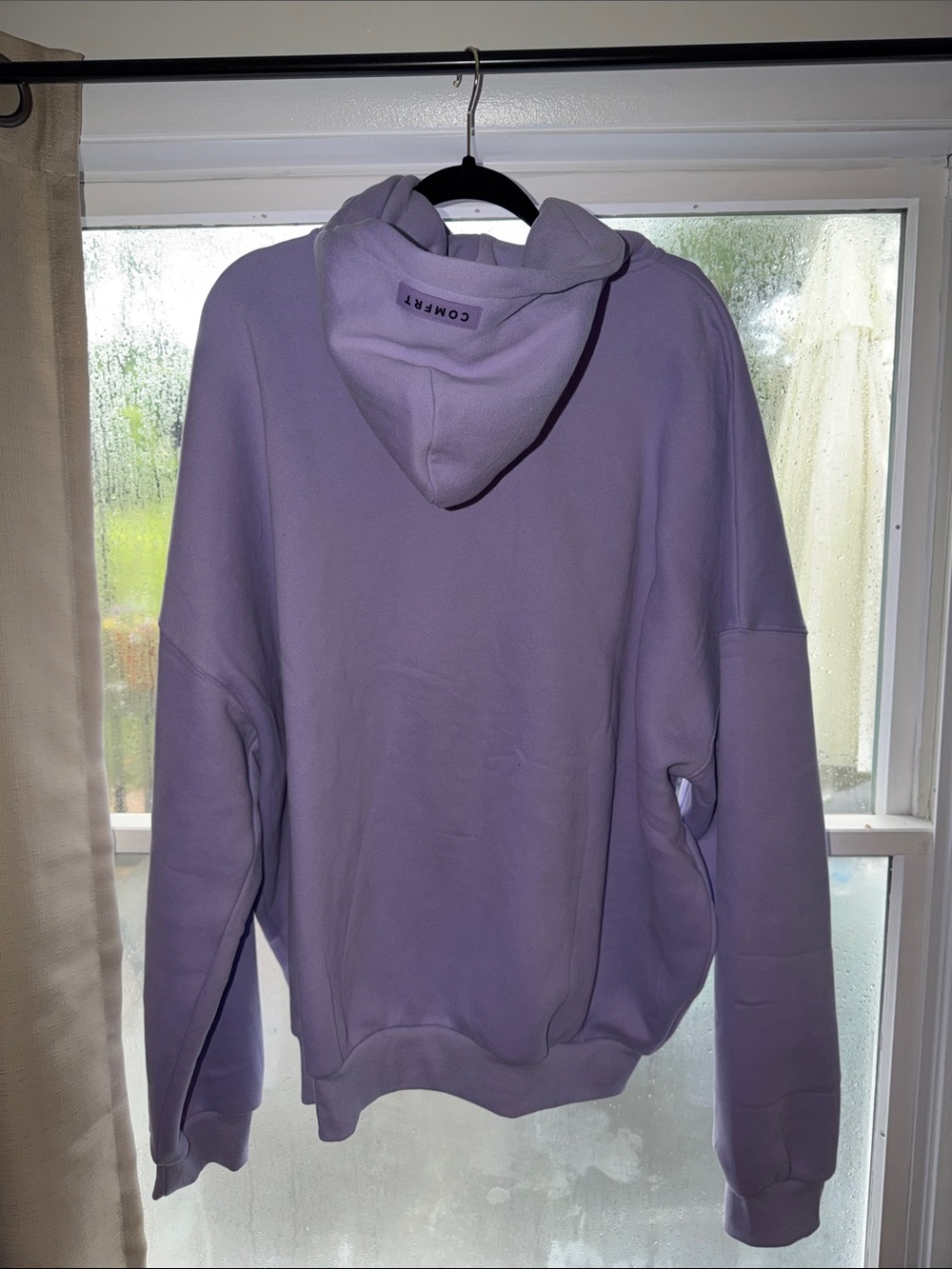 Comfrt Pastel Edit Lavender Full Zip Hoodie XL NWOT Oversized - Picture 6 of 6